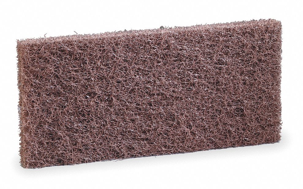 Heavy Duty Pad, Brown, 9L x 6In. W, PK 5