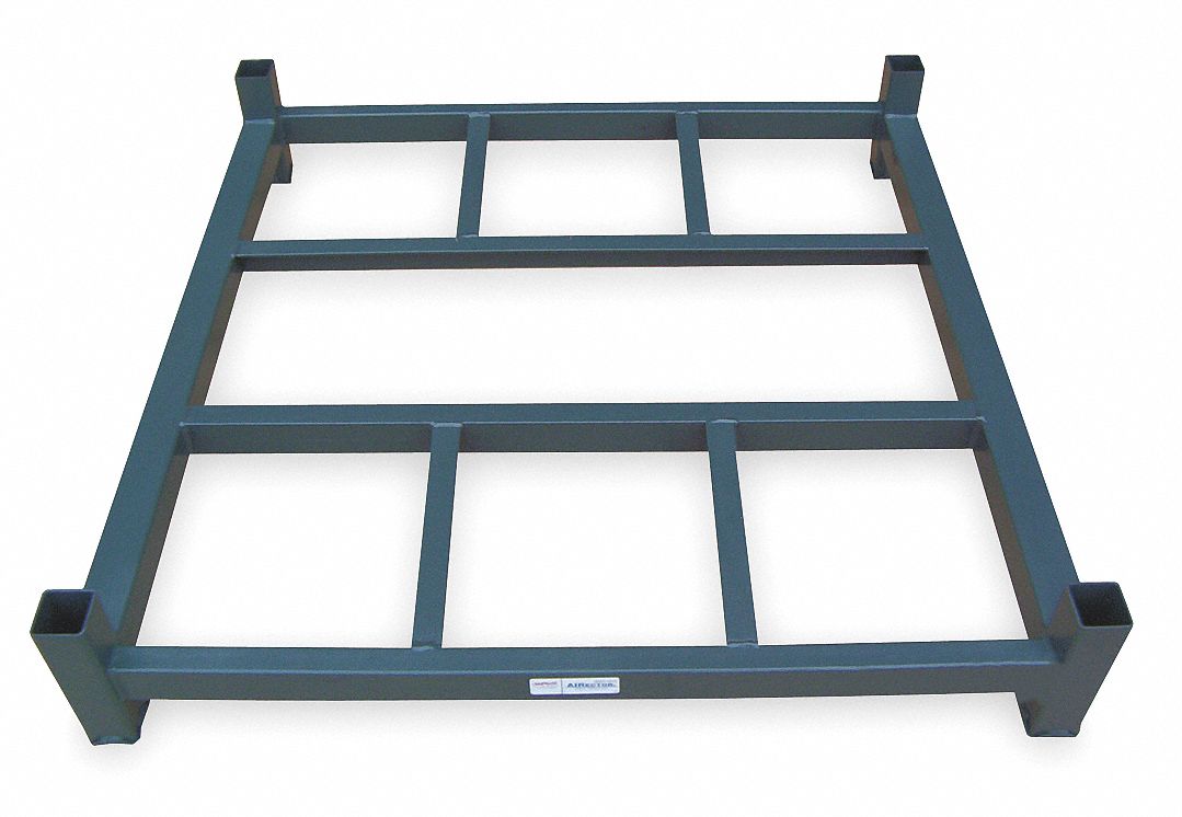 Stack Rack Base, Open, 42x60 in., 2000 lb.