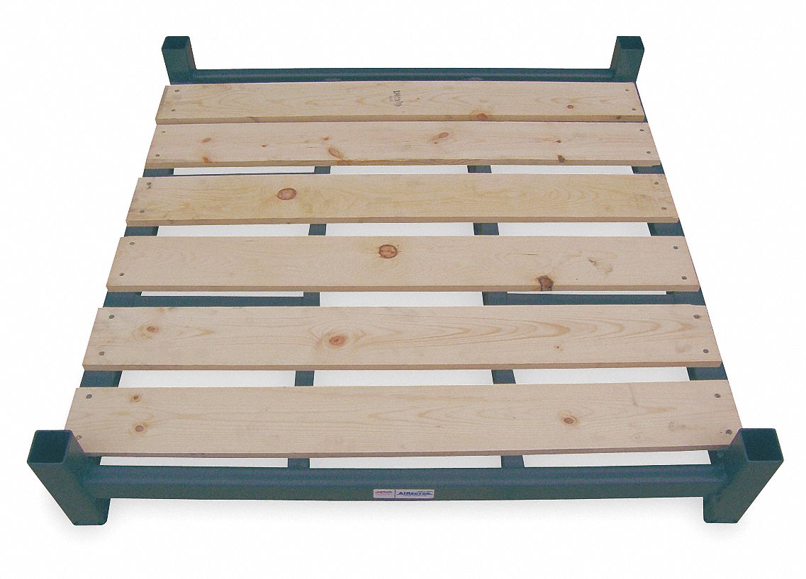 Stack Rack Base, Wood, 42x48 in., 2000 lb.
