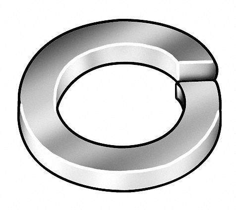 Split Lock Washer, 1.129 In ID, PK25