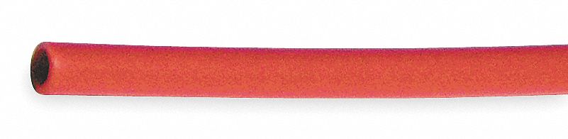 Tubing, Poly, 1/4 In, 180 PSI, 100 Ft, Red
