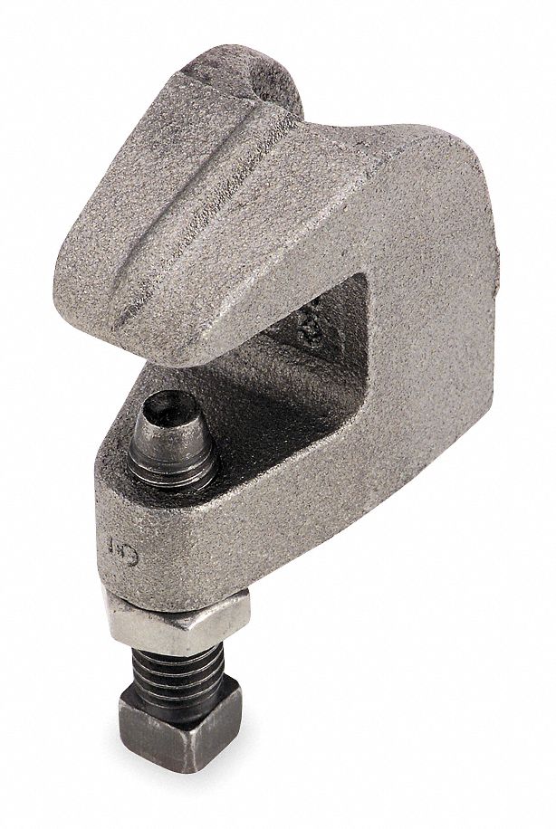Beam Clamp, 3/8 In Rod Sz, Ductile Iron