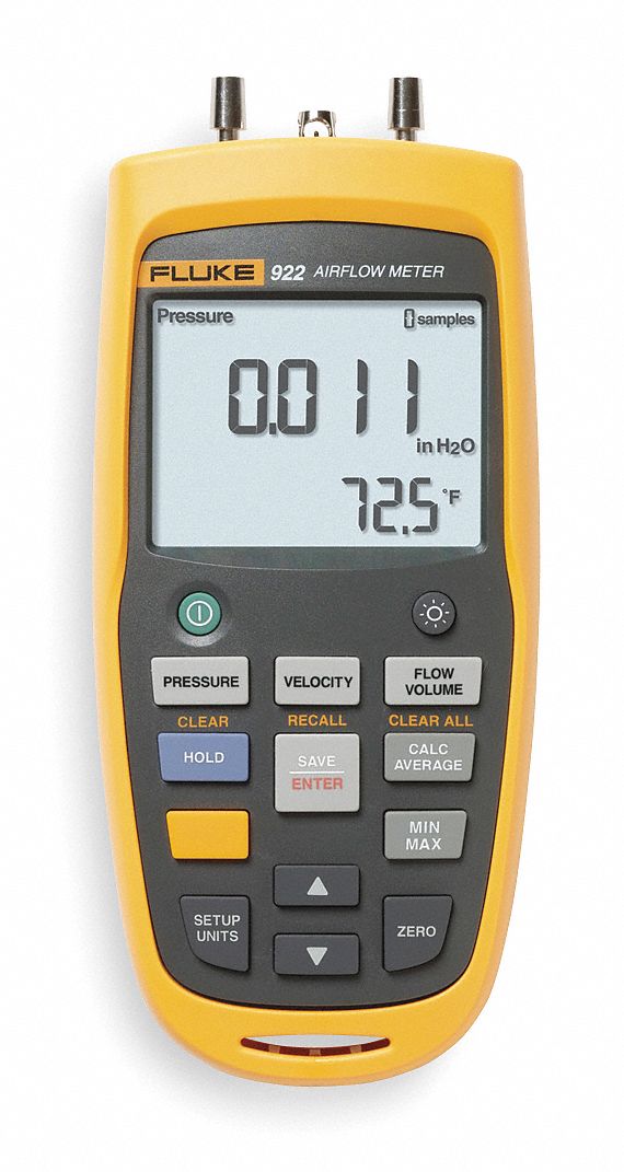 Handheld Micromanometer, 0 to 16 In WC