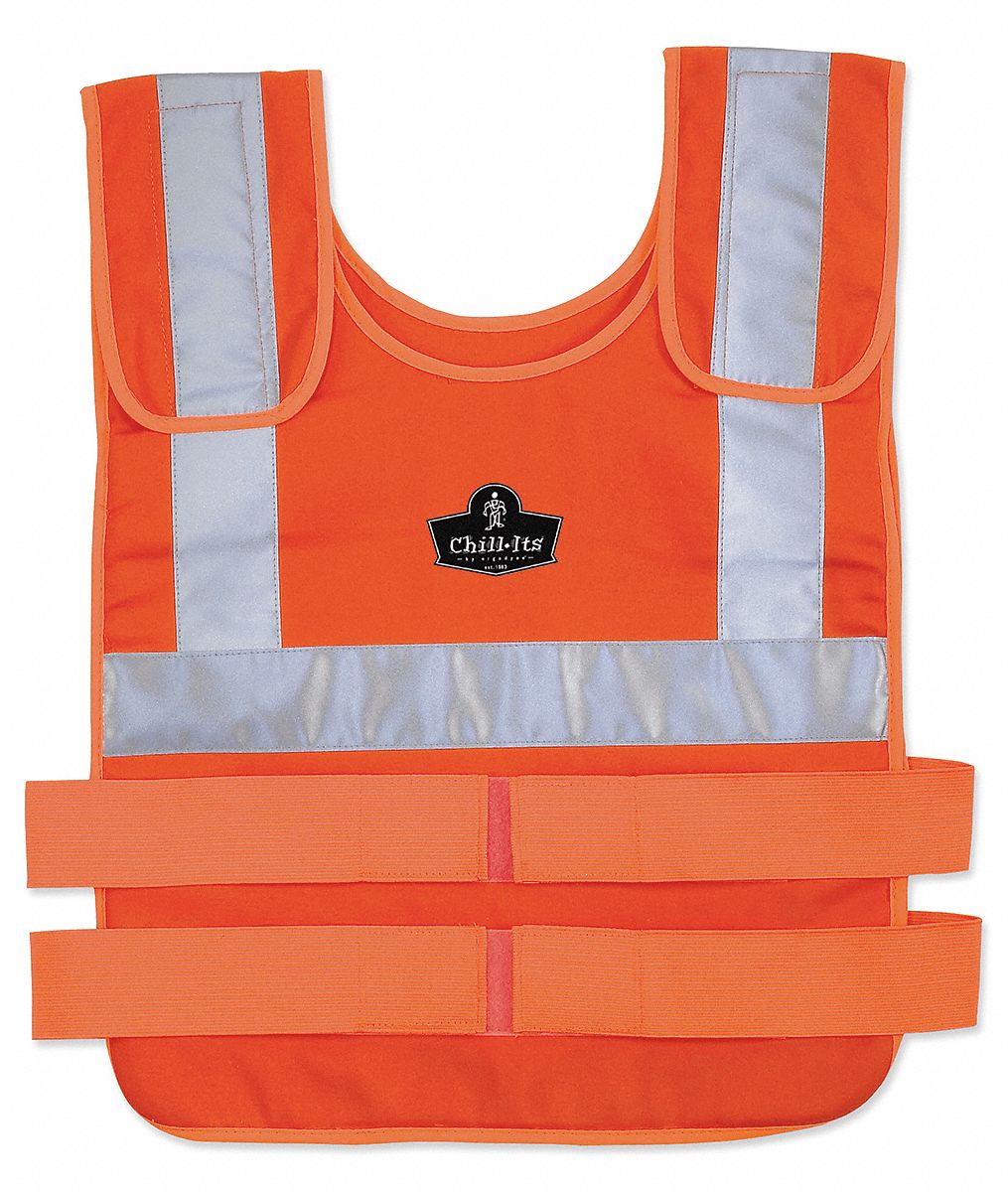 Cooling Vest, S/M, Reflective Orange