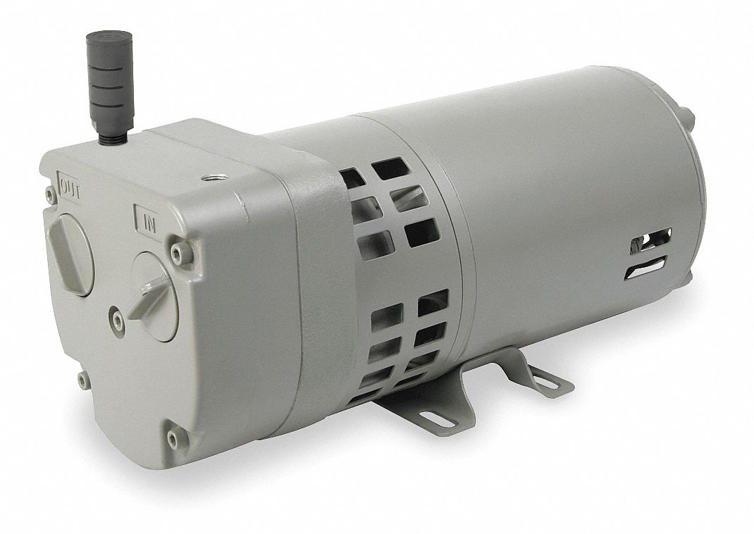 Vacuum Pump, Rotary Vane, 1/3 HP, 1/4 NPT