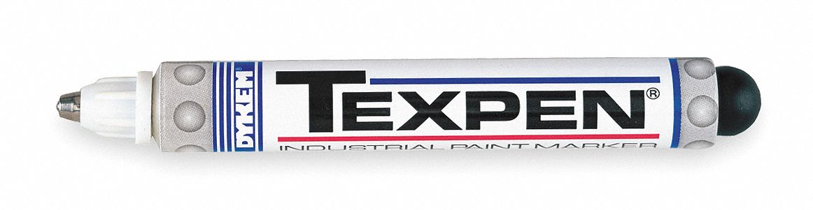 Ind Paint Marker, Valve Action, White