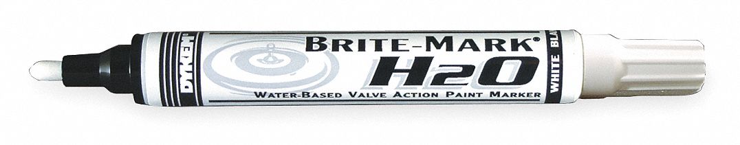 Permanent Paint Marker, Water Based, White