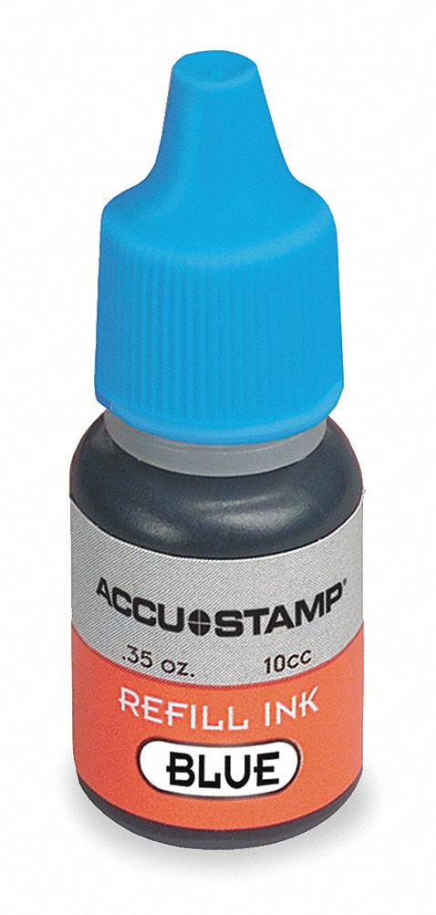 Pre-Inked Stamps, Blue, 0.35 oz.