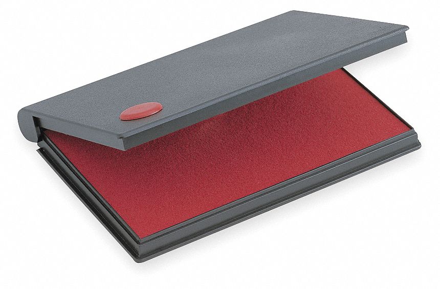 Stamp Pad, Size 2, Color Ink Red