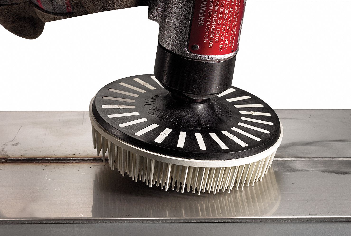 Bristle Disc, 4.5 In Dia, 3/4 In Trim, 120G