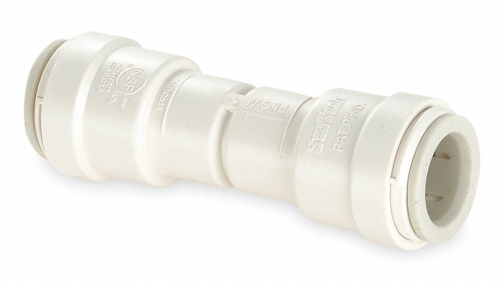 Union Check Valve, 1/2 In, Polysulfone
