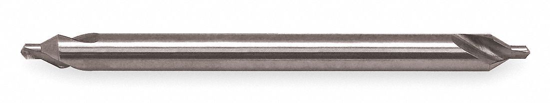Drill/Countersink Bit, 60 Deg, #5x4 L, HSS