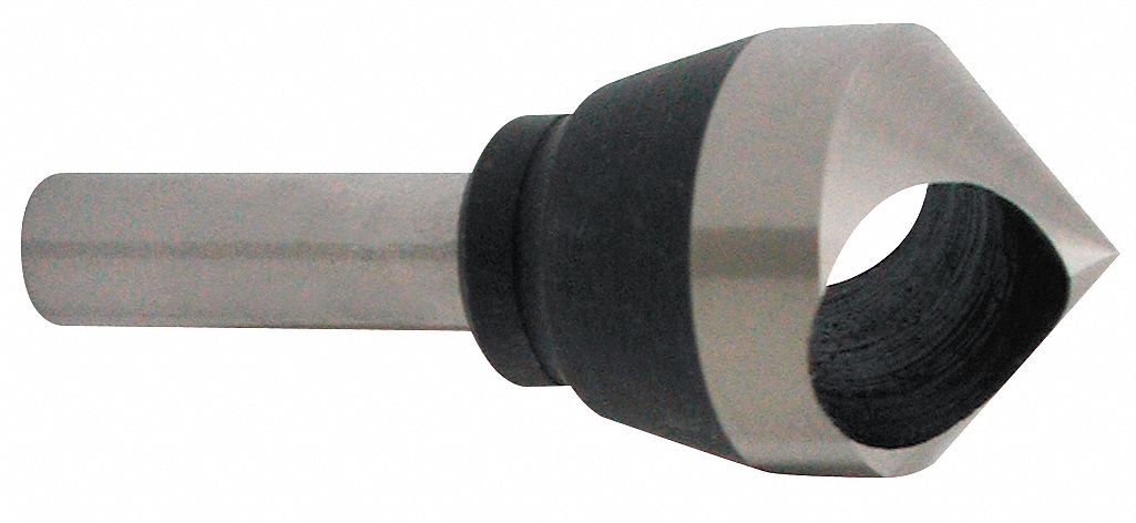 Countersink, 0 FL, 60 Deg, 1 1/4, Cobalt, TiN