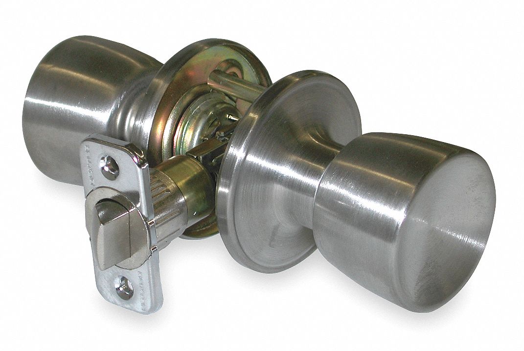 Privacy Byron Knob Satin Stainless Steel