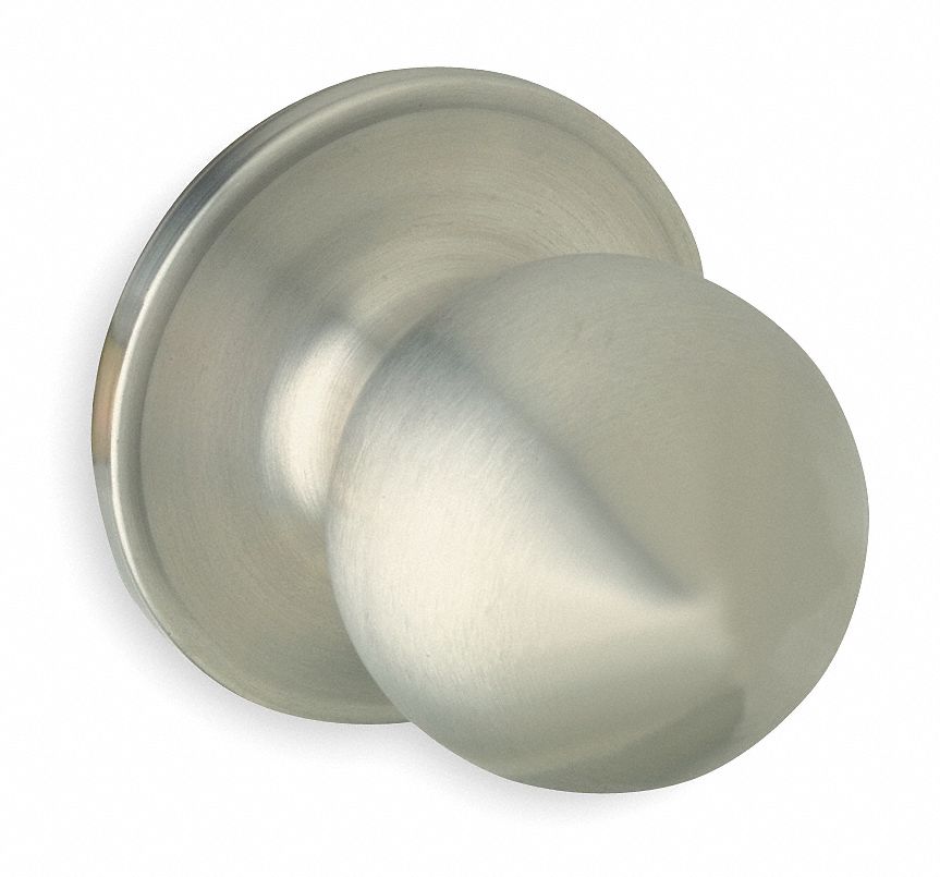 Dummy Corona Knob, Satin Stainless Steel