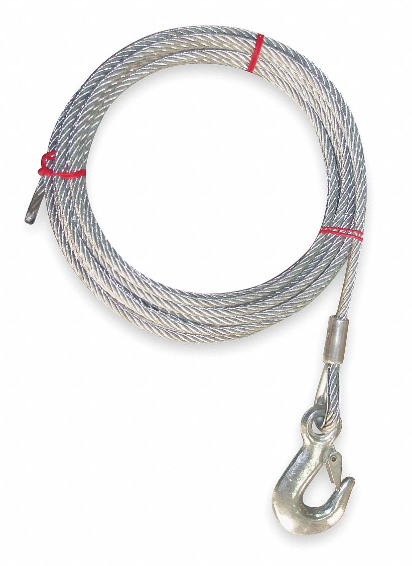 Winch Cable, GS, 3/16 In. x 50 ft.