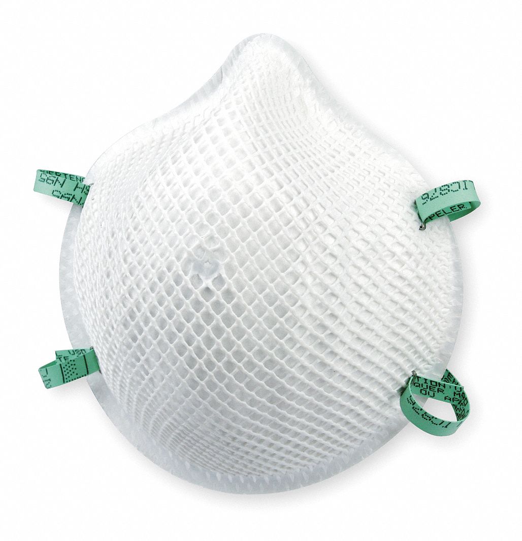 Respirator, N95, Low Profile, White, PK 20
