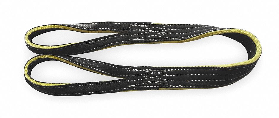 Web Sling, Reverse Eye, L6Ft, 7700Lb, W2In