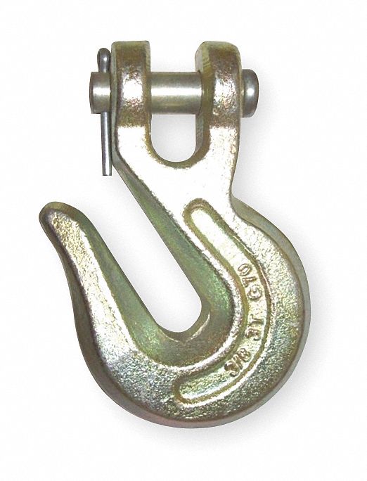 Hook, Clevis, Grab, 6600 Lb, 3/8 In