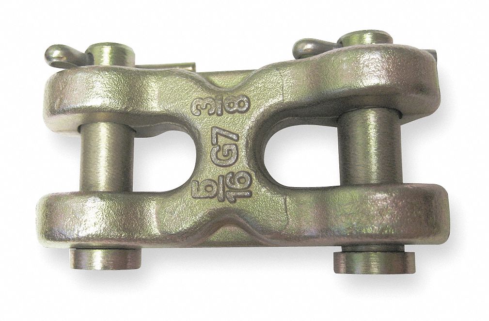 Clevis, Double, 1/2 In, 11, 300 Lb Cap
