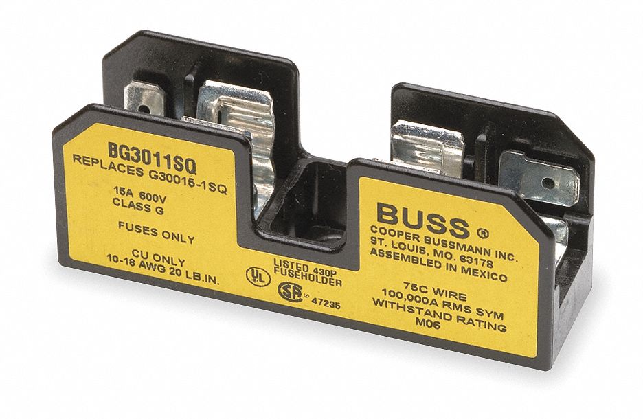 Fuse Block, 15 A, 600vac
