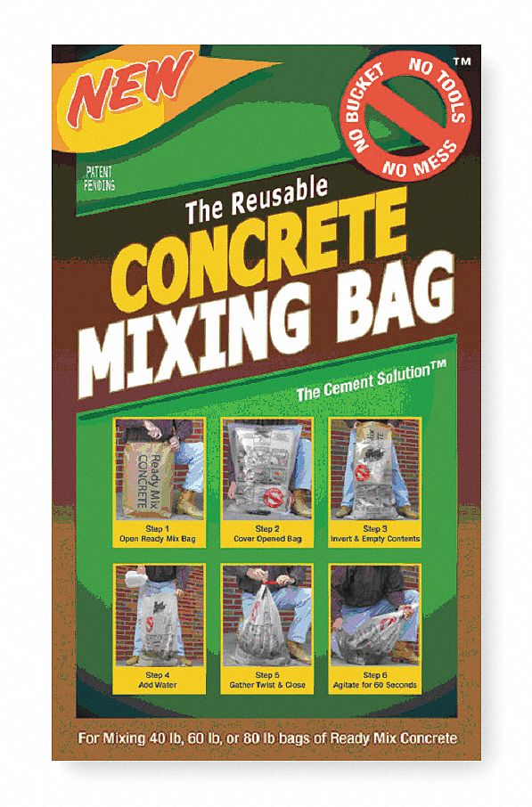 Reusable Concrete Mixing Bag