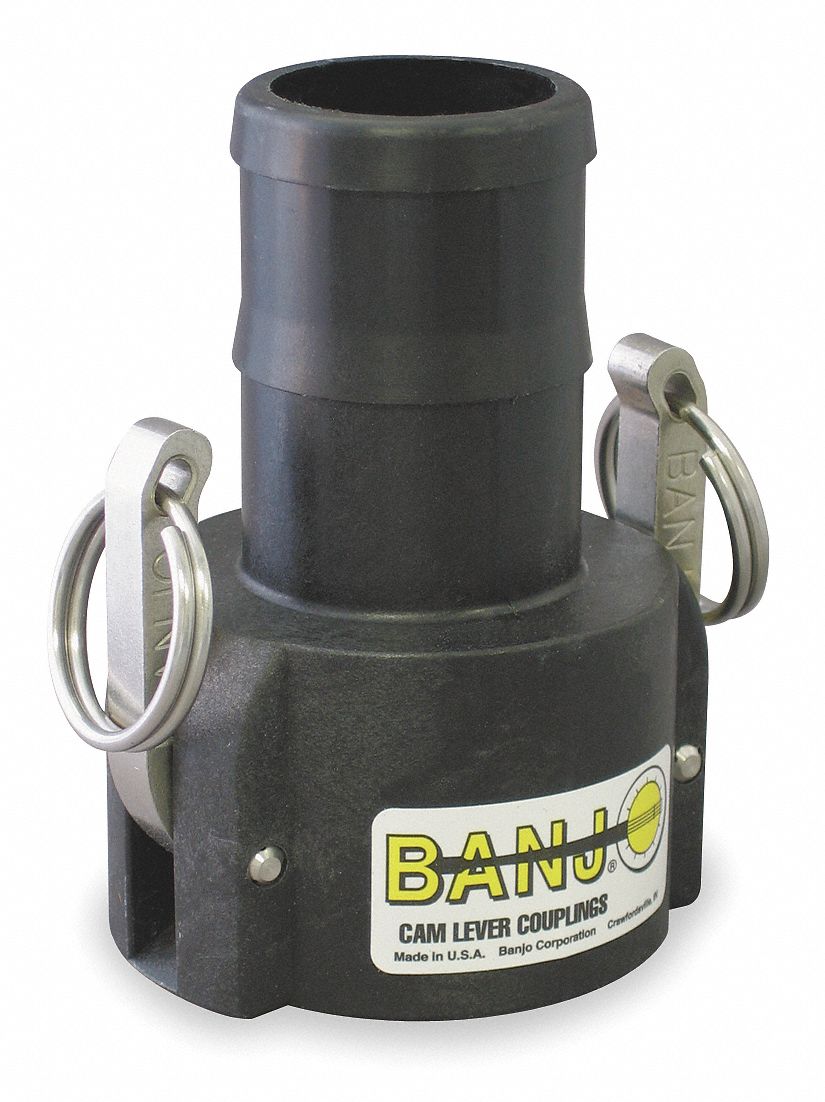 Female Coupler, 1 In, Hose Shank, Poly