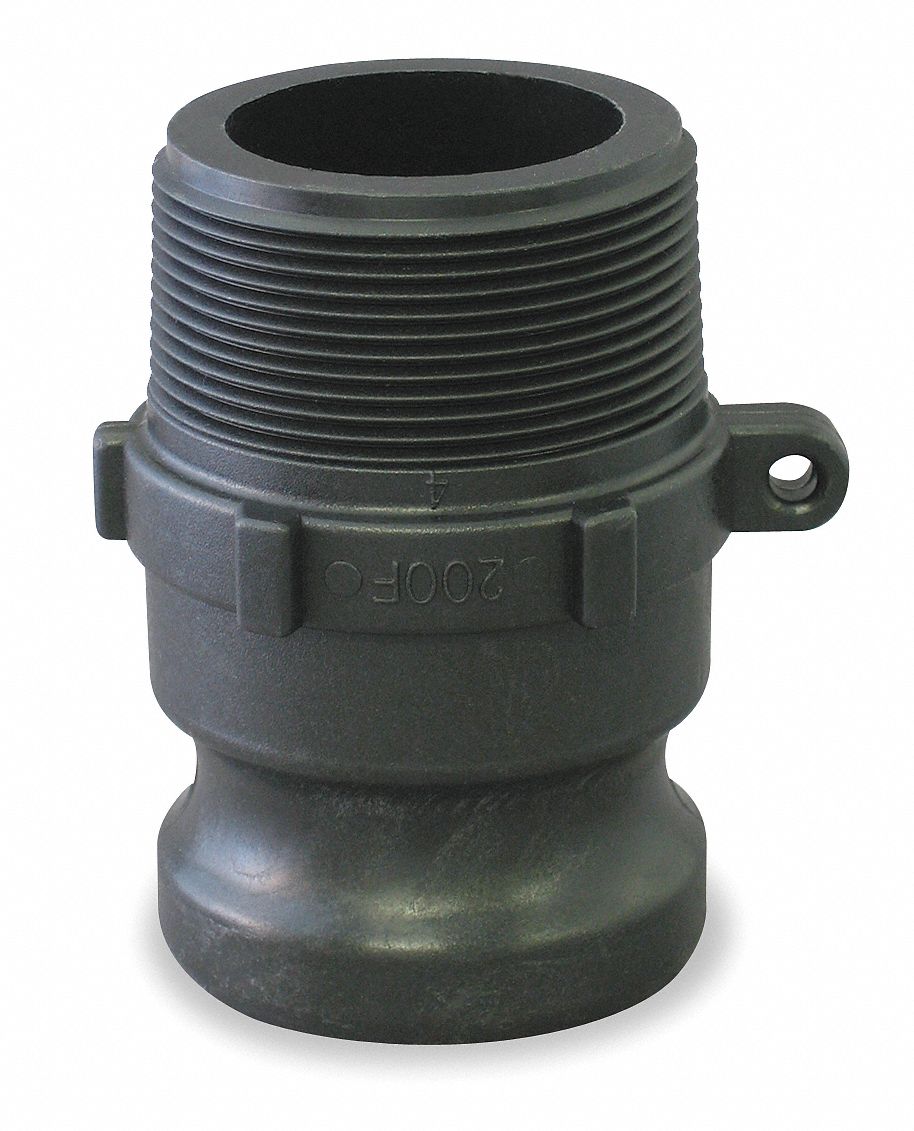 Male Adapter, 1 In, Male Thread, Poly