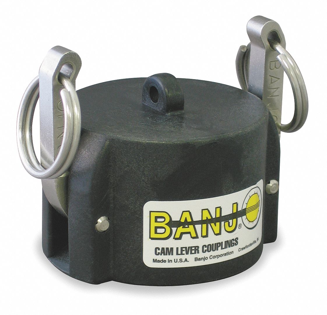 Cap, 2 In, Poly, EPDM Gasket