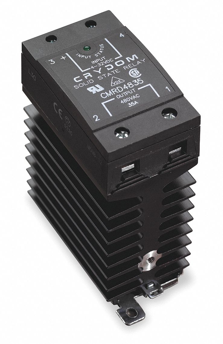 DIN Mount Solid State Relay, Input, VDC