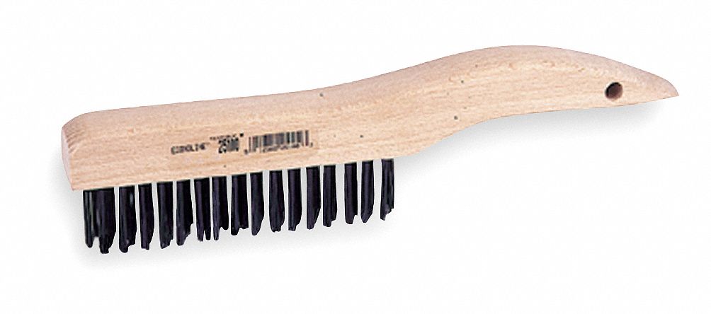 Scratch Brush, Rows 4 x 16, Carbon Steel