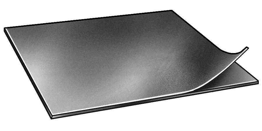 Rubber, Neoprene, 3/4 In Thick, 12 x 24 In