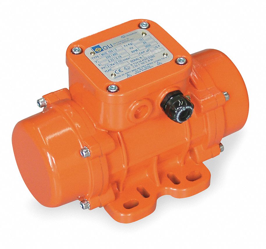 Electric Vibrator, 3 Phase, Force 243 Lb