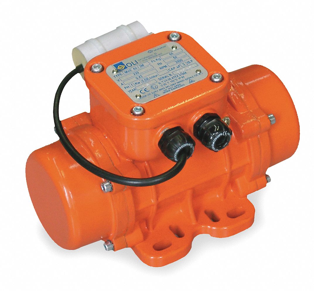 Electric Vibrator, 1 Phase, Force 243 Lb