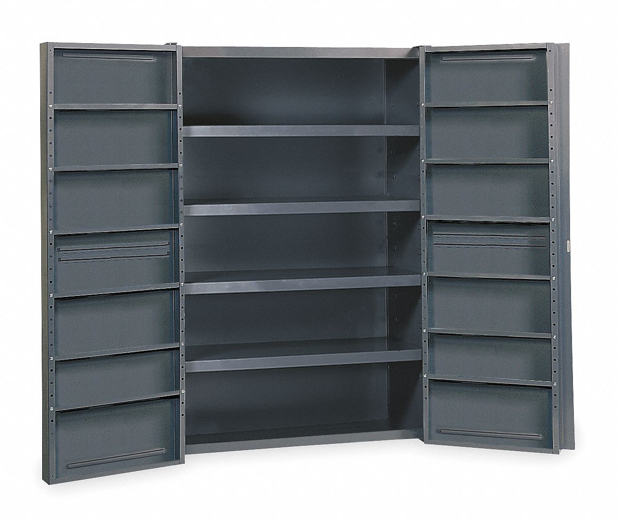 Bin Storage Cabinet, H 72, W48, 16 Shelves