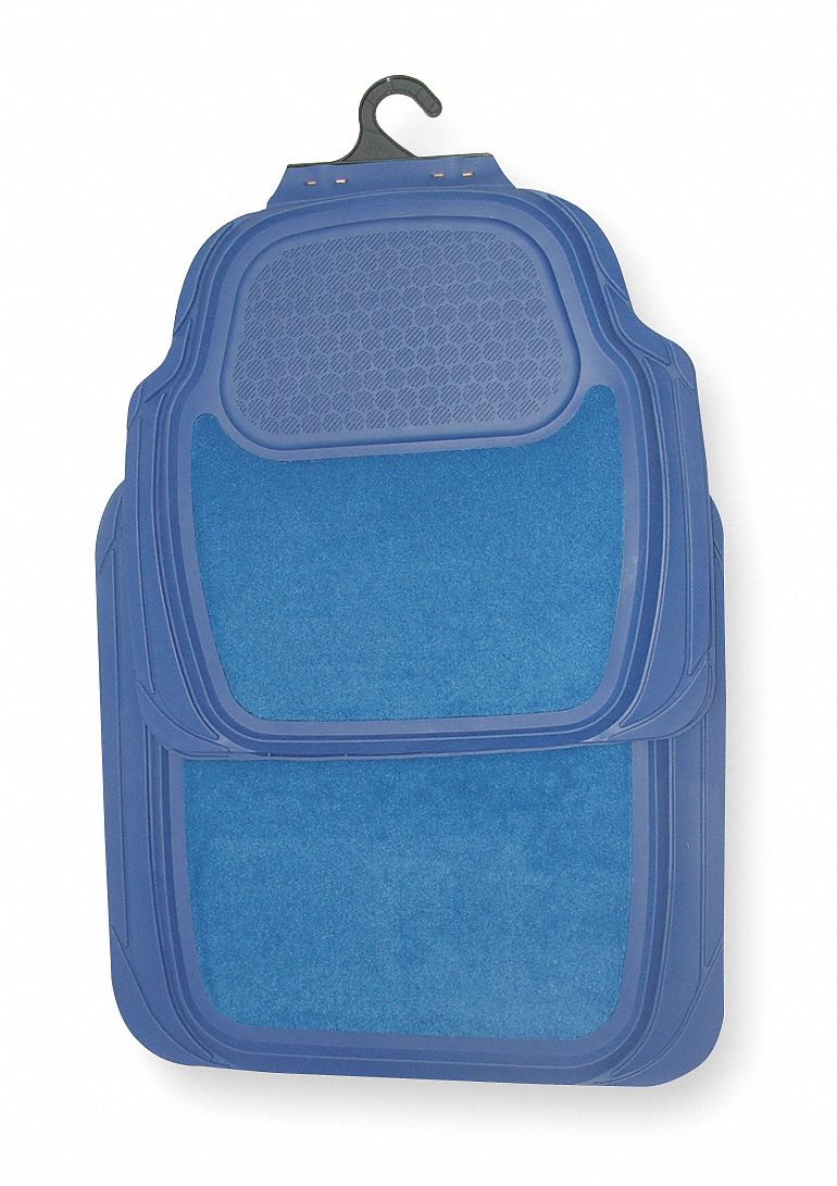 Floor Mat Set Of 4, Blue