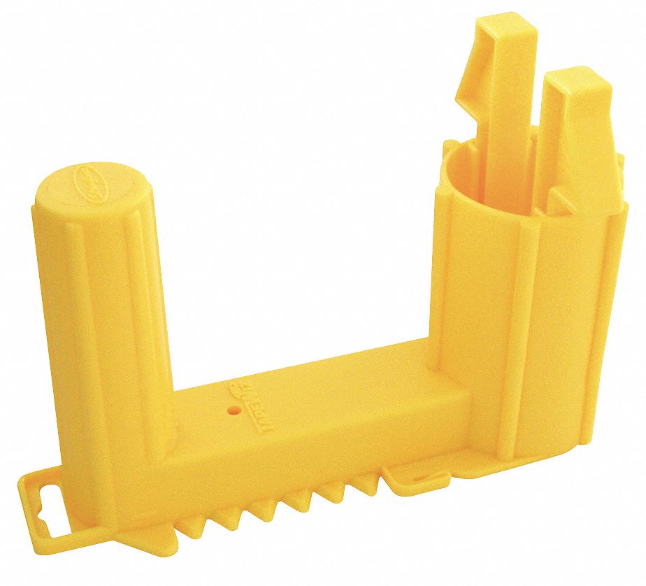 Barricade Tape Dispenser, 1000ft Cap, Yllw