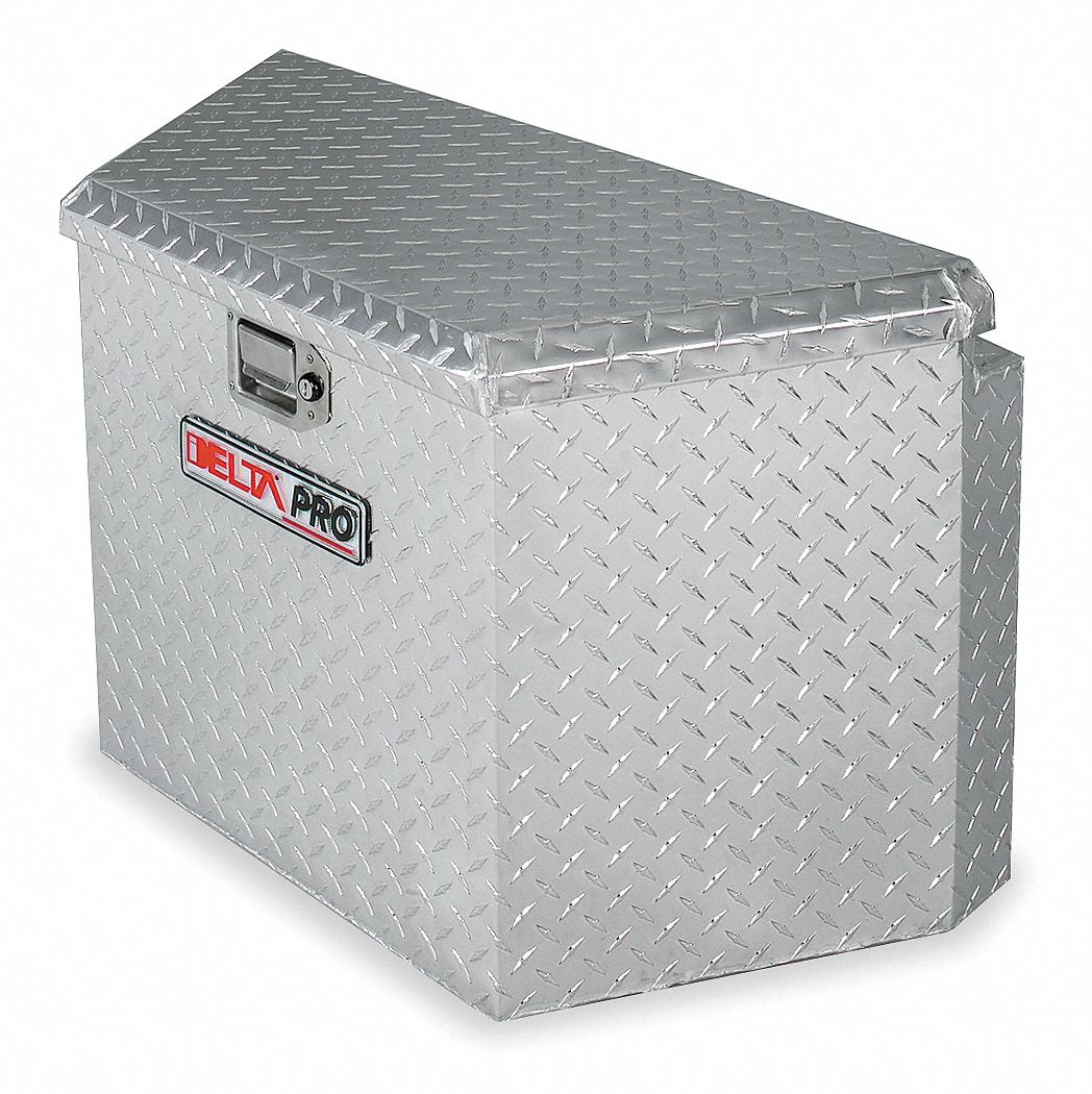 Trailer Tongue Box.33 In, Alum, Silver