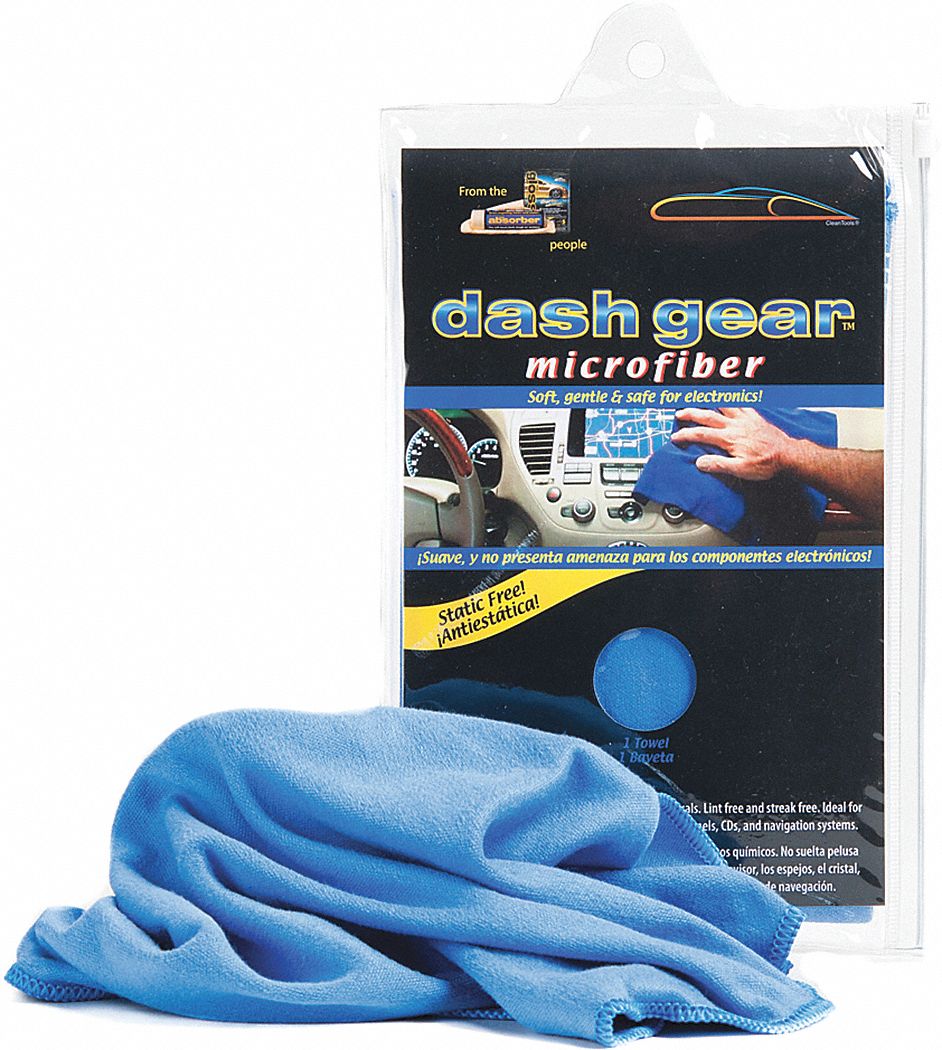 Brushed Towel, Blue, Microfiber