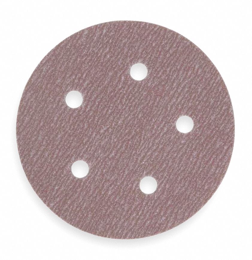 Disc, Sanding, NoHole, 5 in, VF, P180G, PK100