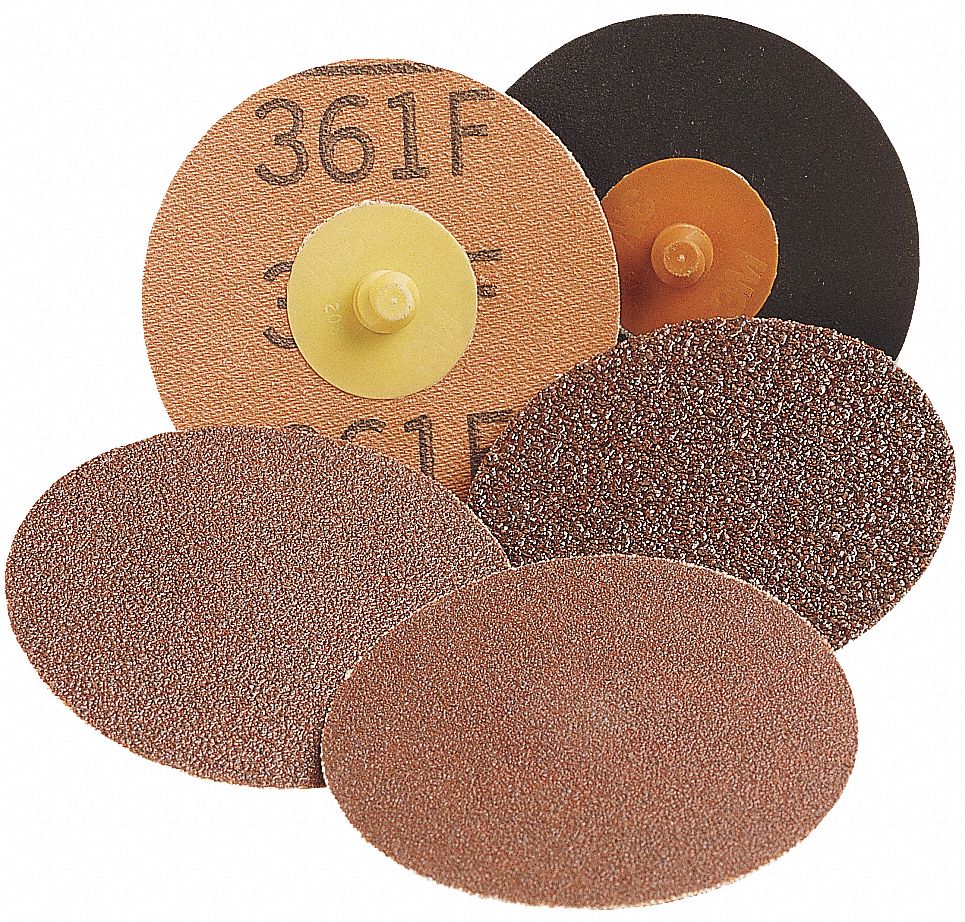 Locking Disc, AlO, 2in, 50 Grit, TR, PK50