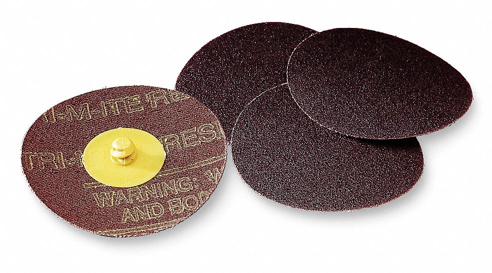 Locking Disc, SC, 3in, 80 Grit, TR, PK50