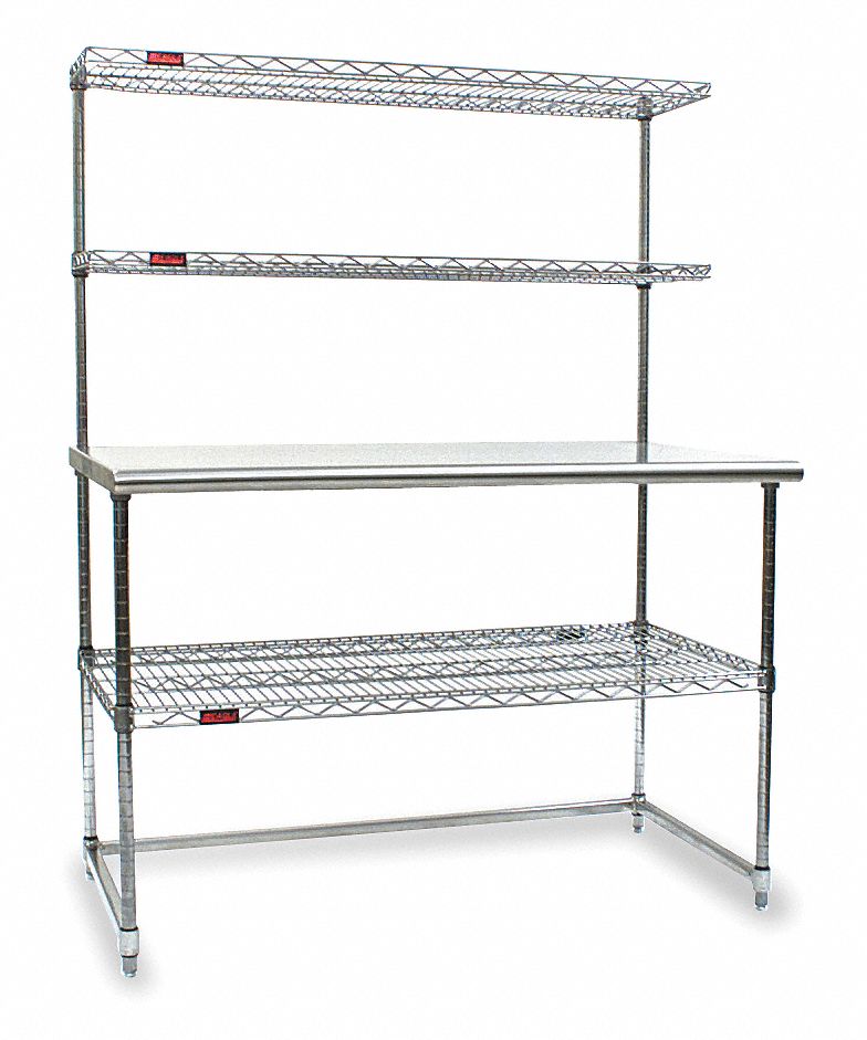 AdjusTable(R) Worktable, C Frame, w/Shelf