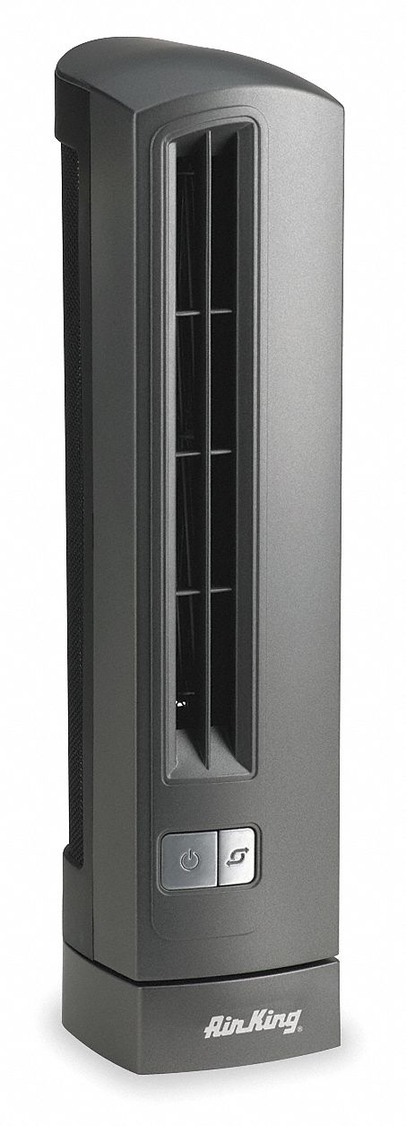 Table Fan, Osc, 1-1/2 In Dia, 2-spd, 120V