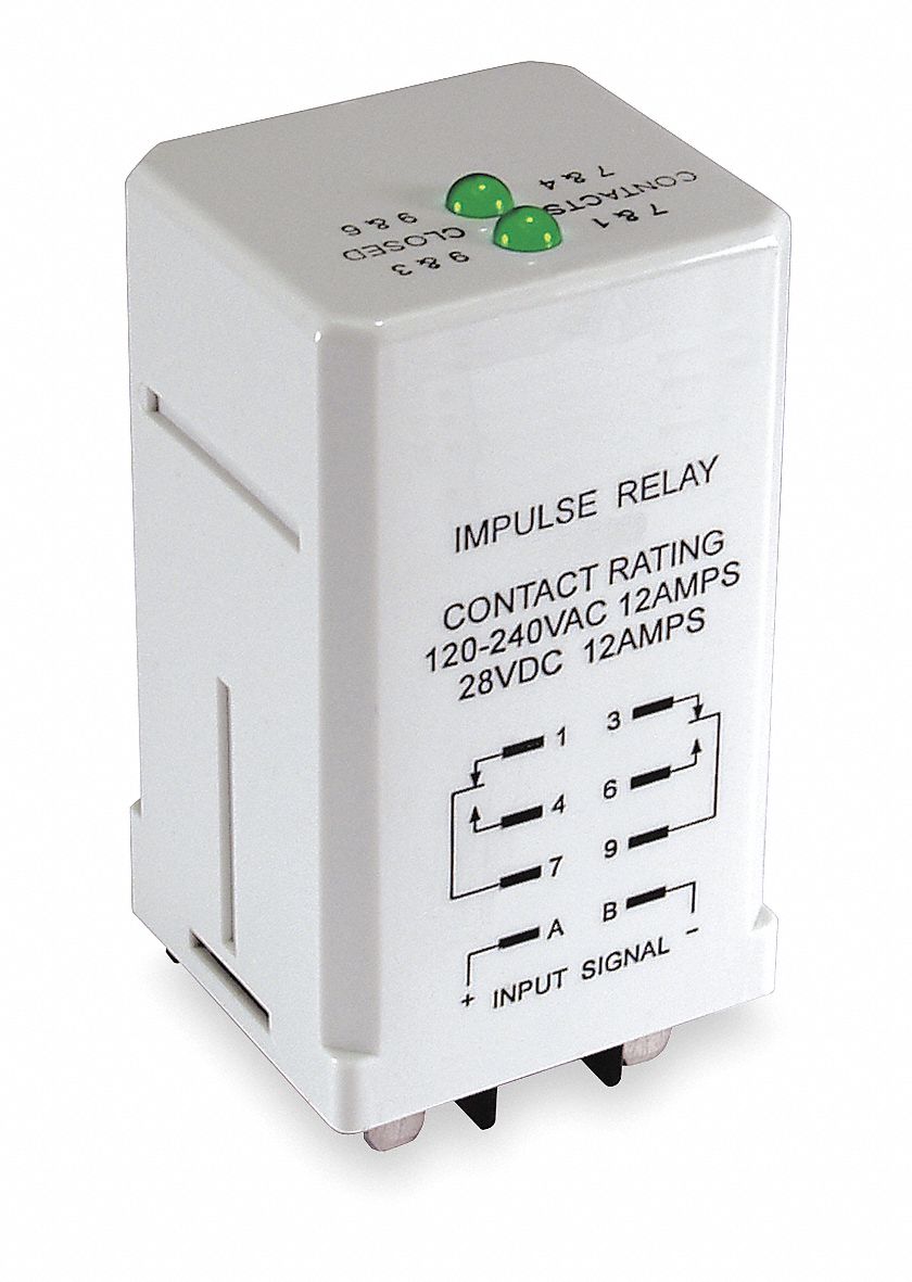 Relay, Sequencing, DPDT, 120VAC, Coil Volts