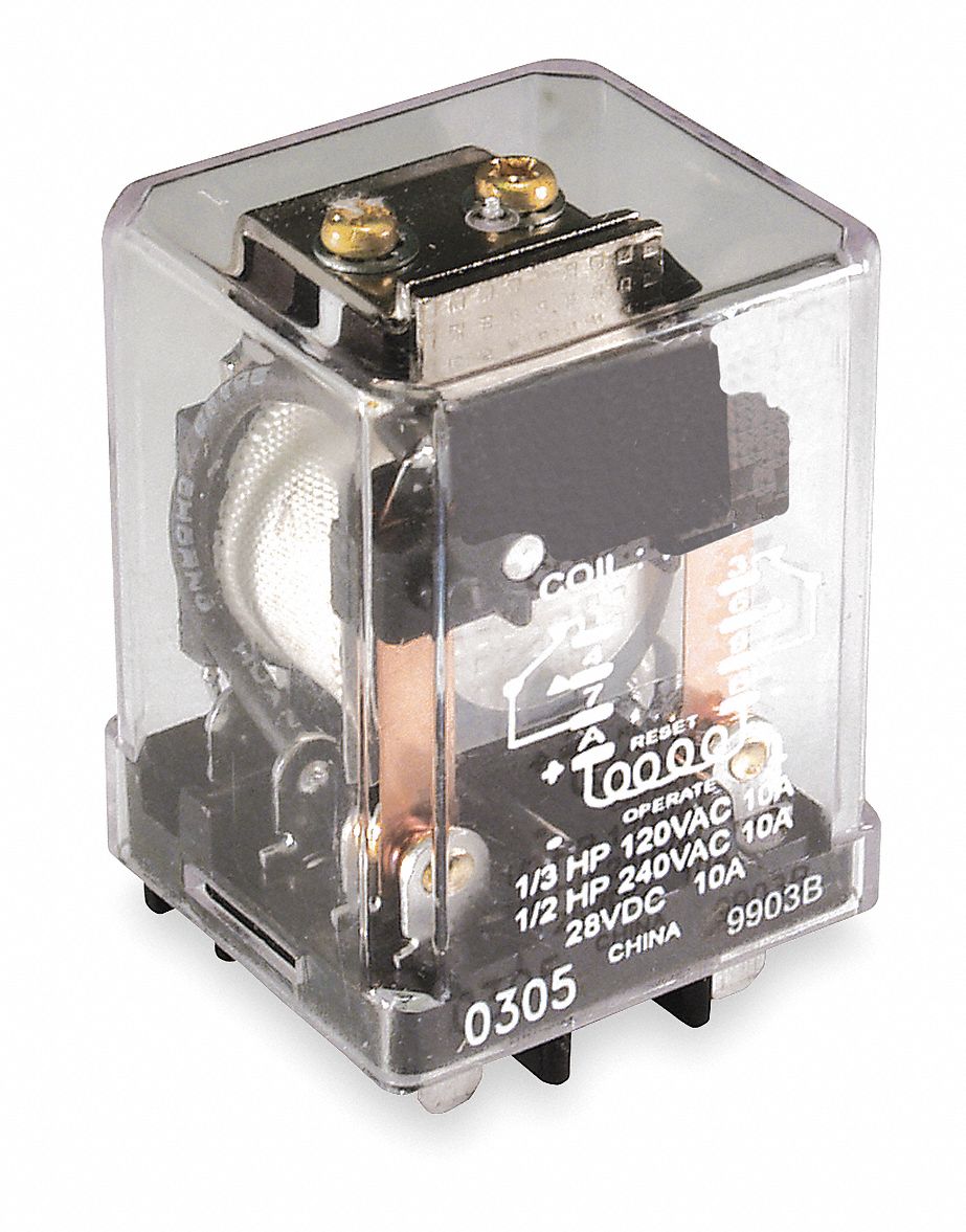 Relay, Latching, DPDT, 12VDC, Coil Volts
