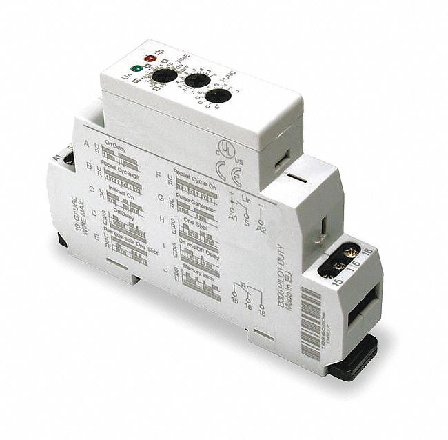 Relay, Time Delay, SPDT, Multifunction