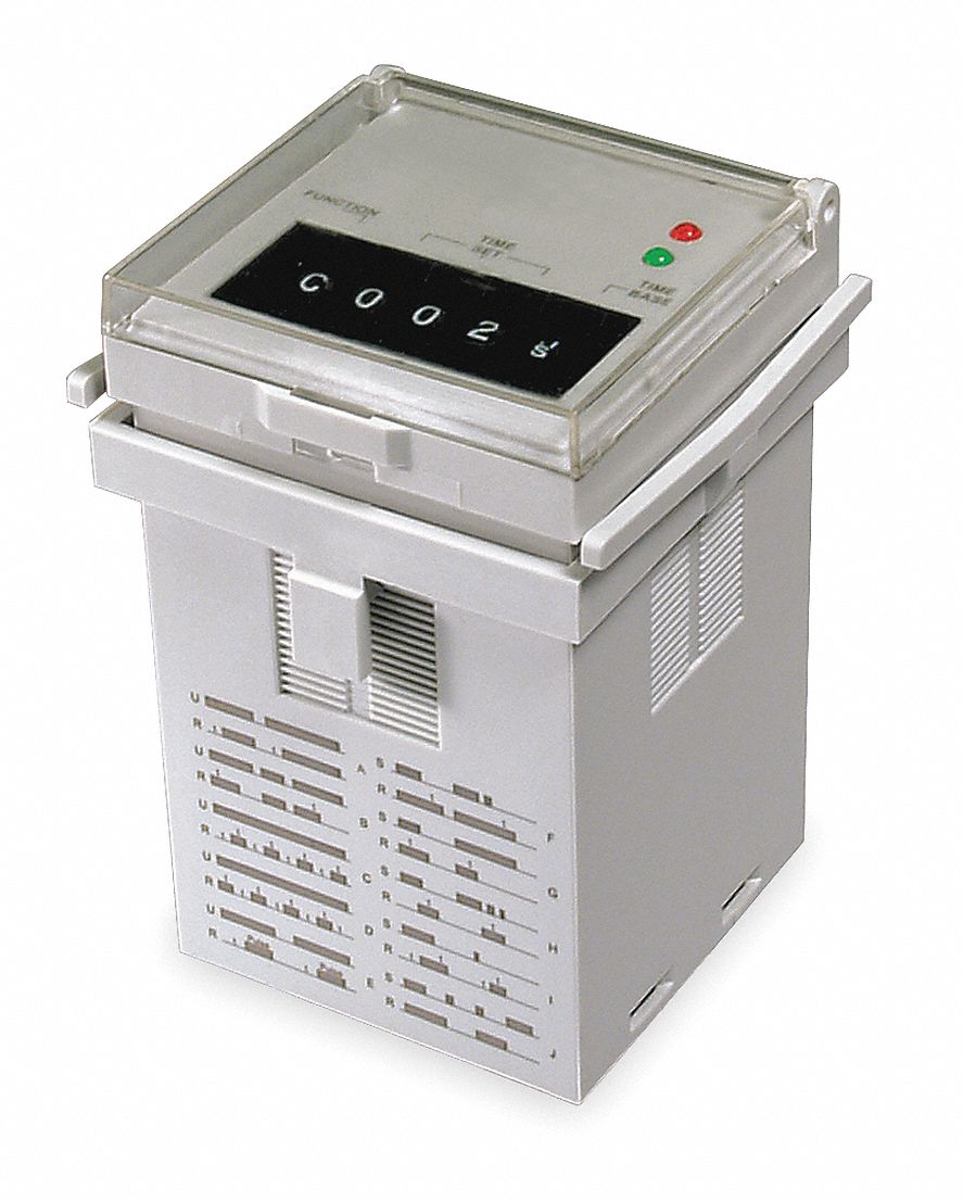 Relay, Time Delay, DPDT, Multifunction