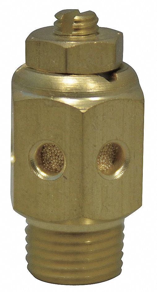 Speed Control Muffler, 1/8 NPT, 1/2 Hex