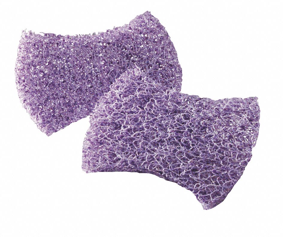 Scouring Pad, Purple, 4-1/2In L, 3In W, PK24